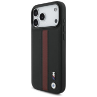 BMW M Perforated Stripe Logo MagSafe Case for iPhone 17 Pro Max - Red