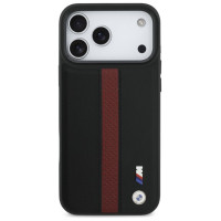BMW M Perforated Stripe Logo MagSafe Case for iPhone 17 Pro Max - Red