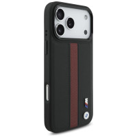 BMW M Perforated Stripe Logo MagSafe Case for iPhone 17 Pro Max - Red