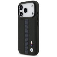 BMW M Perforated Stripe Logo MagSafe Case for iPhone 17 Pro - Blue