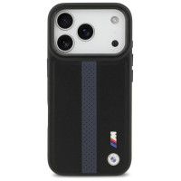 BMW M Perforated Stripe Logo MagSafe Case for iPhone 17 Pro - Blue