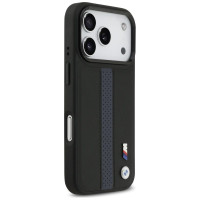 BMW M Perforated Stripe Logo MagSafe Case for iPhone 17 Pro - Blue