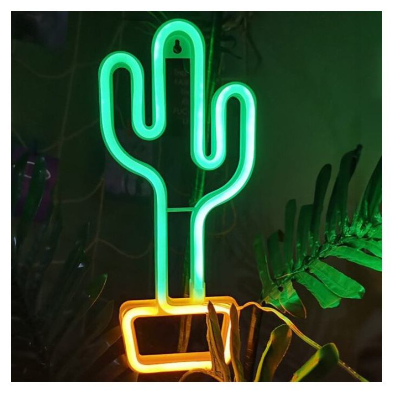 Manta SNL07GN Style Neon Lights CACTUS Green/Yellow