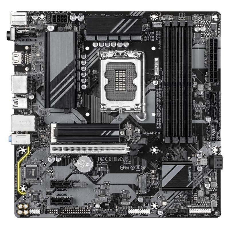 Gigabyte Mainboard|GIGABYTE|Intel B760 Express|LGA1700|Micro-ATX|Memory DDR5|Memory slots 4|B760MDS3HWF6EGEN5