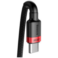 Baseus CATKLF-AL91 USB-C - USB-C PD QC cable 100W 5A 480Mb/s 2m - black and red