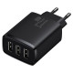 Baseus Compact charger 3x USB 17W black (CCXJ020101)