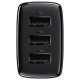 Baseus Compact charger 3x USB 17W black (CCXJ020101)