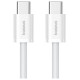 Baseus Superior Series ll USB-C - USB-C 30W 480Mb/s cable 1m - white