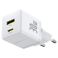 Baseus Palm 30W USB-C USB-A Wall Charger - White