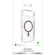 Puro Lite Mag TPU+PC Case Compatible with MagSafe for iPhone 17 Air - Transparent with Brown Ring