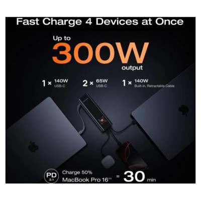 Ecoflow POWER BANK USB 27650MAH RAPID/PRO +CABLE 5019301011 ECOFLOW