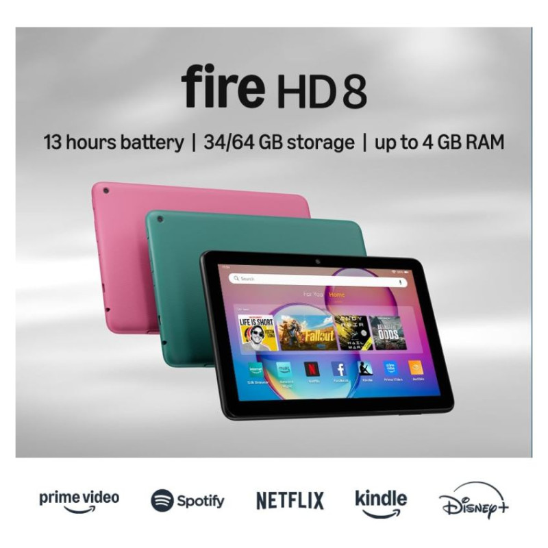 Amazon Fire HD8 (2024)  3GB/32GB  Black