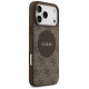Guess 4G Circle Classic Logo MagSafe case for iPhone 17 Pro Max - brown