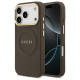 Guess Peony Hot Stamp MagSafe Case for iPhone 17 Pro - Brown