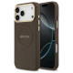 Guess Peony Hot Stamp MagSafe Case for iPhone 17 Pro Max - Brown