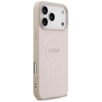 Guess Saffiano Classic Logo MagSafe Case for iPhone 17 Pro Max - Pink