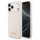 Guess Silicone Script Metal Logo MagSafe Case for iPhone 17 Pro Max - Pink