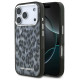 Karl Lagerfeld IML Leopard Pattern MagSafe Case for iPhone 17 Pro - Black