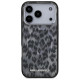 Karl Lagerfeld IML Leopard Pattern MagSafe Case for iPhone 17 Pro - Black