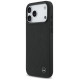 Mercedes Leather Large Laurel Leave MagSafe Case for iPhone 17 Pro Max - Black