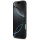 Mercedes Leather Large Laurel Leave MagSafe Case for iPhone 17 Pro Max - Black