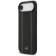 Mercedes Leather Star Pattern Stripes MagSafe case for iPhone Air - black