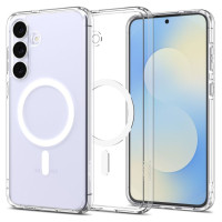 Spigen Ultra Hybrid Mag MagSafe Case for Samsung Galaxy S25 FE - Clear and White