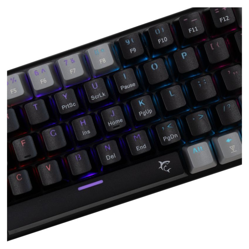 White Shark GK-002111V2  Wakizashi Black-Grey US Red Switches