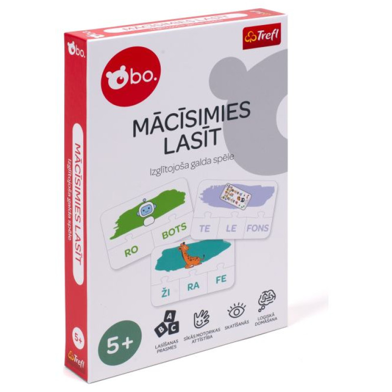 BO. Izglītojo&scaron;a galda spēle Zilbes (Latvie&scaron;u valodā)