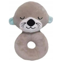 Tulilo Plīša rotaļlieta ar grabuli BEBRIŅŠ 18 cm Tulilo 9522