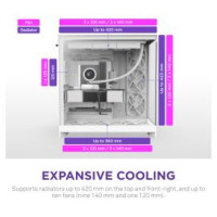 Nzxt. Datora Korpuss NZXT H9 Flow 2025 White