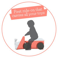 Chillafish Blockie četrritenis, flamingo rozā, no 1 līdz 3 gadiem - CPBL01FLA