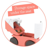 Chillafish Blockie četrritenis, flamingo rozā, no 1 līdz 3 gadiem - CPBL01FLA