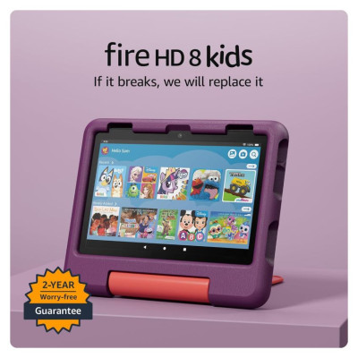 Amazon Fire HD8 Kids Tablet (2024) 3GB/32GB Grape