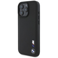 BMW Smooth Rubber Logo iPhone 16 Pro Max Case - Black