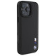 BMW Smooth Rubber Logo iPhone 16 Pro Max Case - Black