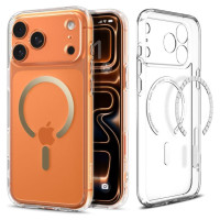 Spigen Ultra Hybrid MagSafe Case for iPhone 17 Pro - Transparent Gold
