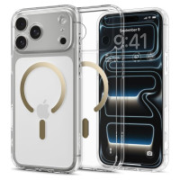 Spigen Ultra Hybrid MagSafe Case for iPhone 17 Pro - Transparent Gold
