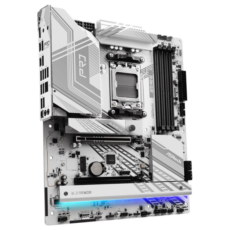 Asrock Mainboard|ASROCK|AMD X870|SAM5|ATX|Memory DDR5|Memory slots 4|1xPCI-Express 4.0 16x|1xPCI-Express 5.0 16x|4xM.2|1xHDMI|6xUSB 2.0|4xUSB 3.2|2xUSB-C|1xOptical S/PDIF|1xRJ45|2xAudio port|X870PRORS