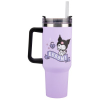 Paladone Kuromi 900ml Insulated Cup and Straw