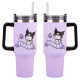 Paladone Kuromi 900ml Insulated Cup and Straw