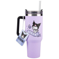 Paladone Kuromi 900ml Insulated Cup and Straw