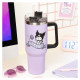Paladone Kuromi 900ml Insulated Cup and Straw