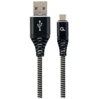 Gembird CABLE USB2 TO MICRO-USB 1M/CC-USB2B-AMMBM-1M-BW GEMBIRD