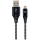 Gembird CABLE USB2 TO MICRO-USB 1M/CC-USB2B-AMMBM-1M-BW GEMBIRD