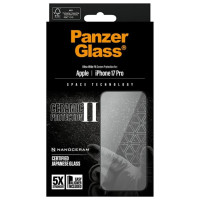 Panzerglass Ceramic II Ultra-Wide Fit EasyAligner for iPhone 17 Pro