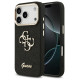 Guess Fixed Glitter Big 4G Metal Frame case for iPhone 17 Pro - black