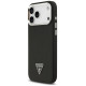 Guess Grained Triangle Logo MagSafe case for iPhone 17 Pro - black