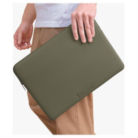 Uniq Cyprus Ridge Edition Laptop Sleeve bag for a 14" water-resistant neoprene laptop - green