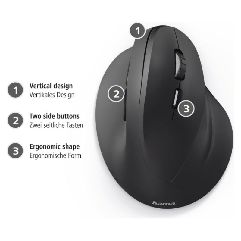 Hama 00182699 EMW-500 black